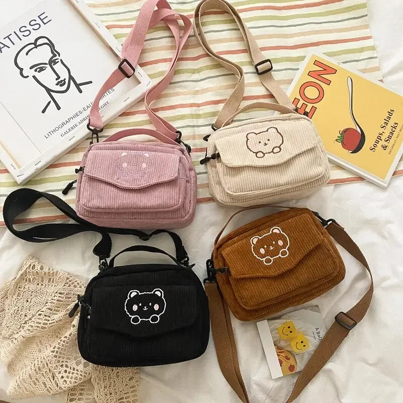 Cozy Teddy Diagonal Bag