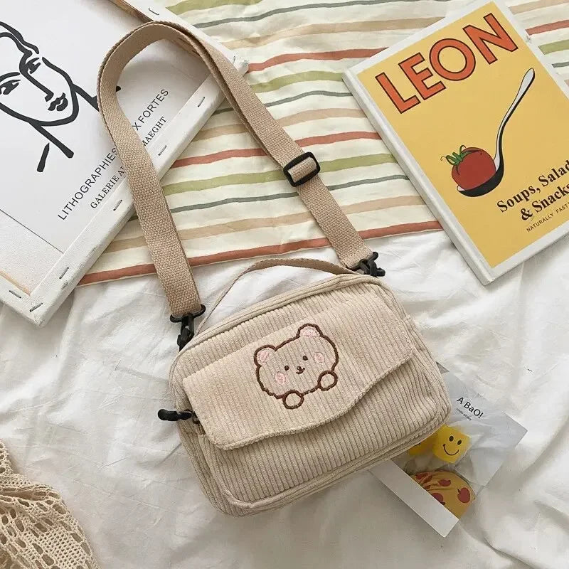 Cozy Teddy Diagonal Bag