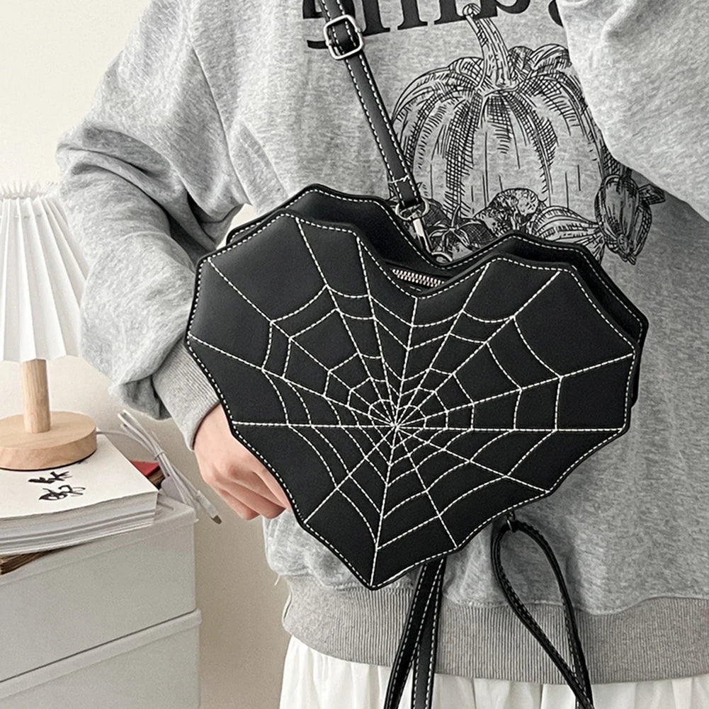 Gothic Cobweb Shoulder Bag