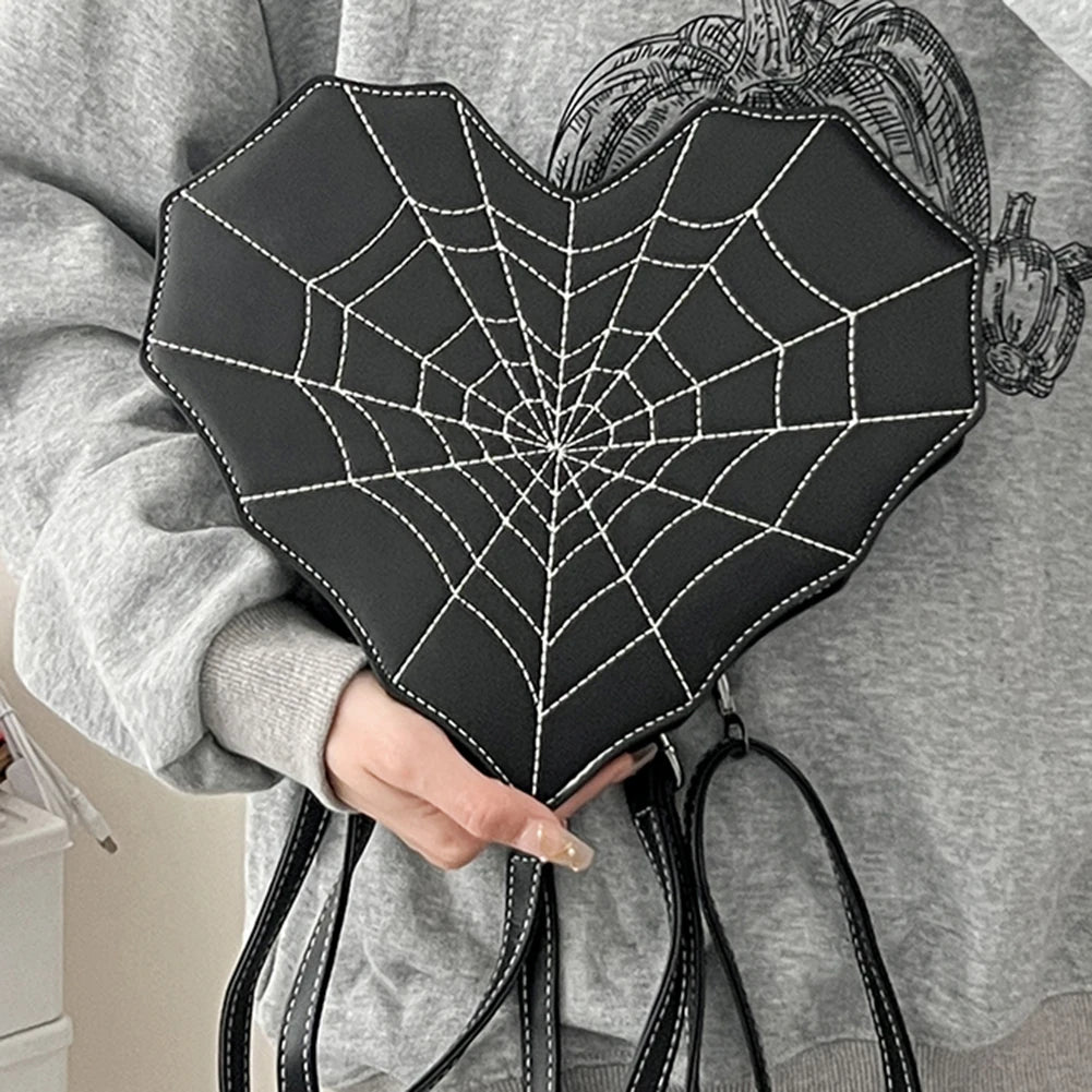 Gothic Cobweb Shoulder Bag