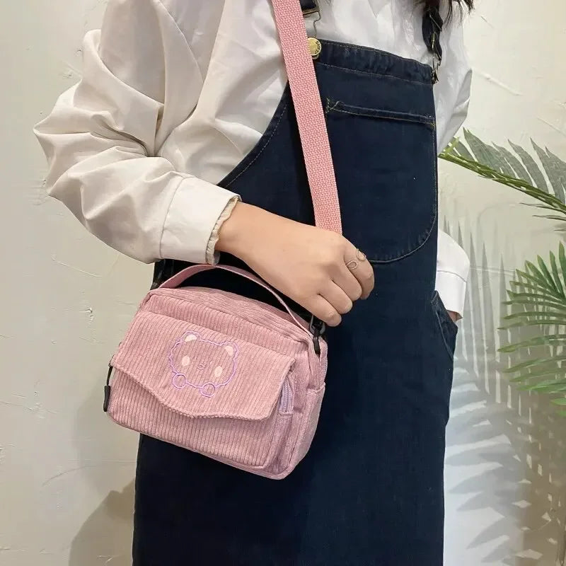 Cozy Teddy Diagonal Bag