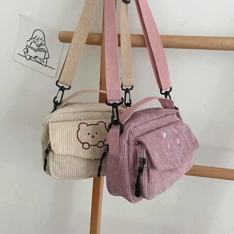 Cozy Teddy Diagonal Bag