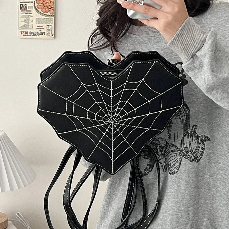 Gothic Cobweb Shoulder Bag