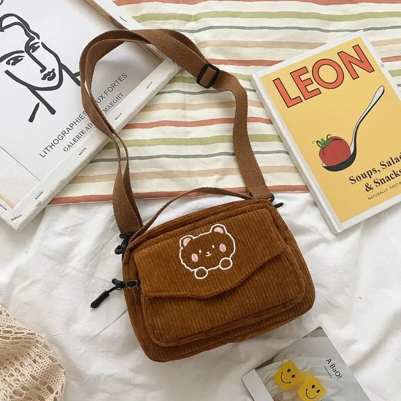 Cozy Teddy Diagonal Bag